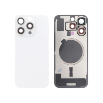 Vitre face arrière iPhone 16 Pro Max + NFC Magnet Qualité Origine Titane Blanc