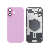 Vitre face arrière iPhone 16 + NFC Magnet Qualité Origine Rose