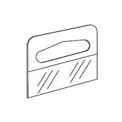 Lot de 100 Attaches adhésives en plexi