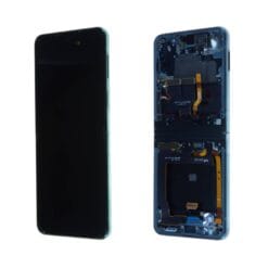 Ecran OLED + Vitre Tactile + châssis Vert Samsung Galaxy Z Flip 3 5G F711B (officiel)