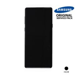 Ecran LCD + Vitre tactile + Châssis Noir Samsung Galaxy Note 9 SM-N960 (Officiel)