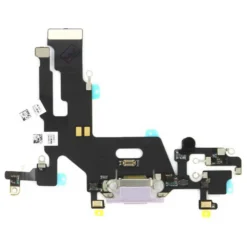 Connecteur de charge + micro avec plaque violet iPhone 11