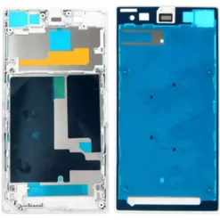 Ecran LCD + Vitre Tactile (avec châssis) Blanc Xperia Z (Compatible)