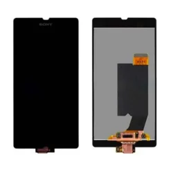 Ecran LCD + Vitre Tactile (sans châssis) Noir Sony Xperia Z (Compatible)