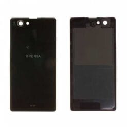 Vitre Arrière + Vitre Caméra Noire Sony Xperia Z1 Compact (Compatible)