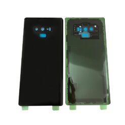 Vitre Arrière + Lentille Caméra Noire Samsung Galaxy Note 9 (Compatible)