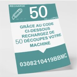 Recharge de 50 découpes pour machine Cleartek