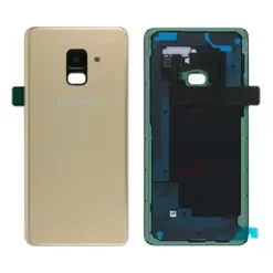 Vitre arrière+vitre caméra Or (officiel) Samsung Galaxy A8 2018 A530F