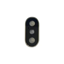 Lentille caméra + anneau argent iPhone X