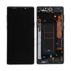 Ecran OLED + Vitre Tactile (avec châssis) Noir Samsung Galaxy Note 9 (N960F/N960U) (Compatible)