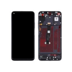 Ecran LCD + Vitre Tactile (avec châssis) Noir Honor 20 / Nova 5T (Compatible)
