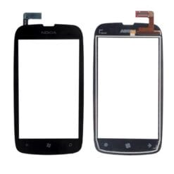 Vitre Tactile Noire Nokia Lumia 610 (Compatible)