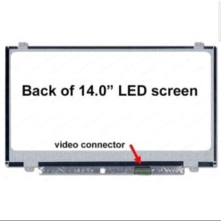 Ecran 14 pouces LED 1366*768 Mat connecteur Droite fixation haut et bas 30 pins 320mm - Innolux