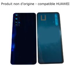 Vitre Arrière + Lentille Caméra Bleue Huawei Honor 20 (Compatible)