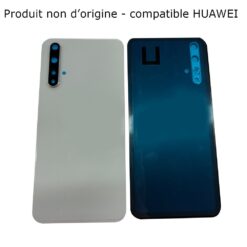 Vitre Arrière + Lentille Caméra Blanche Huawei Honor 20 (Compatible)