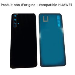 Vitre Arrière + Lentille Caméra Noire Huawei Honor 20 (Compatible)