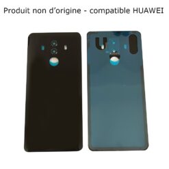 Vitre Arrière + Lentille Caméra Noire Huawei Mate 10 Pro (Compatible)