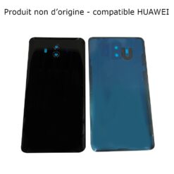 Vitre Arrière + Lentille Caméra Noire Huawei Mate 10 (Compatible)