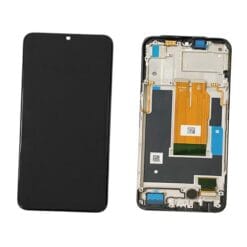 Ecran Lcd + Vitre tactile avec châssis noir Realme 9i 5G (RMX3612) (Officiel)