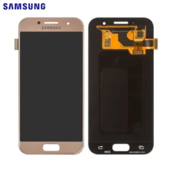 Ecran LCD + Vitre tactile Samsung Galaxy A3 2017 A320F (Officiel) Rose