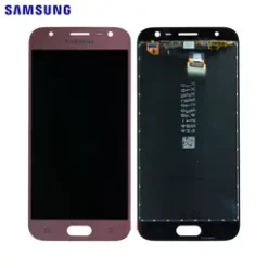 Ecran LCD + Vitre Tactile rose Samsung Galaxy J3 2017 J330F (officiel)