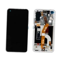 Ecran LCD + Vitre Tactile (avec châssis) Argent Asus Zenfone 8 (ZS590KS) (Compatible)