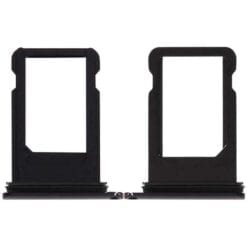 Tiroir Double SIM Noir iPhone 12 (Compatible)