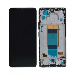 Ecran LCD + vitre tactile + châssis Noir Xiaomi Pocophone F4 5G (Officiel)