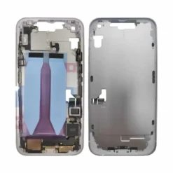 Châssis + plaque arrière NEUTRE iphone 14 plus mauve - avec nappes
