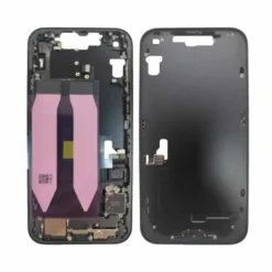 Châssis + plaque arrière NEUTRE iphone 14 plus noir - avec nappes
