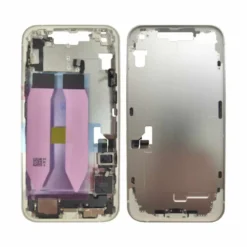 Châssis + plaque arrière NEUTRE iphone 14 plus blanc - avec nappes