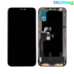Ecran Colormax LCD + Vitre Tactile + Adhésif iphone XS Noir