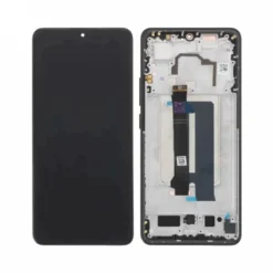 Ecran LCD + Vitre tactile (avec châssis) Noir Xiaomi Poco X6 Pro 5G (Officiel)