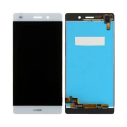 Ecran LCD + Vitre Tactile (sans châssis) Blanc Huawei Ascend P8 Lite (Compatible)
