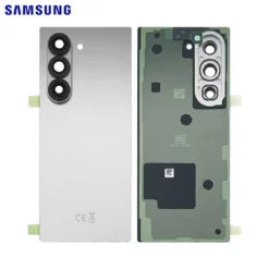 Vitre arrière + lentilles caméra Gris Samsung Galaxy Z Fold 6 F956B (Officiel)
