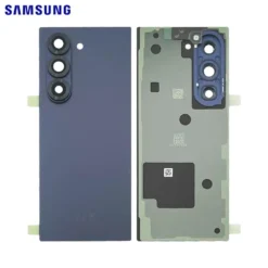 Vitre arrière + lentilles caméra Bleu Nuit Samsung Galaxy Z Fold 6 F956B (Officiel)