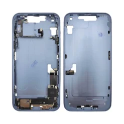 Châssis + plaque arrière NEUTRE iphone 14 plus bleu - avec nappes