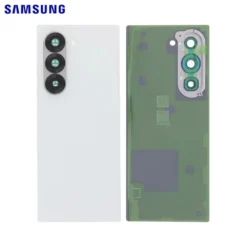Vitre arrière + lentilles caméra Blanc Samsung Galaxy Z Fold 6 F956B (Officiel)