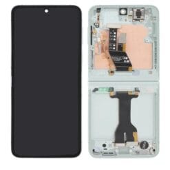 Ecran OLED + Vitre tactile externe supérieure Vert d'eau Samsung Galaxy Z Flip 6 5G (F741B) (Officiel)
