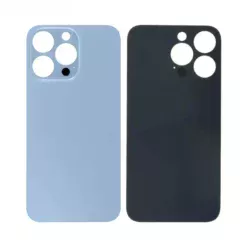 Plaque arrière en verre NEUTRE iPhone 13 pro bleu (pour machine laser)