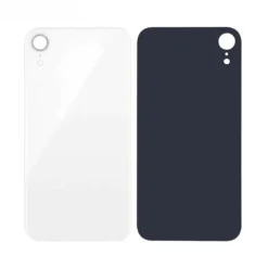 Plaque arrière en verre NEUTRE iPhone XR Blanc (pour machine laser)