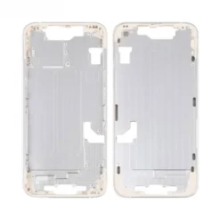 Châssis + plaque arrière NEUTRE iphone 14 blanc - sans nappes