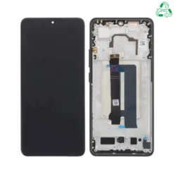 Ecran LCD + Vitre tactile (avec châssis) Jaune Xiaomi Poco X6 Pro 5G (Officiel)