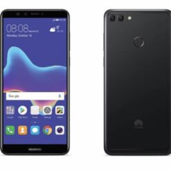 Ecran LCD + Vitre Tactile (avec châssis) Noir Huawei Y9 (Compatible)