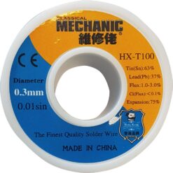 Etain fin bobine 0.3 mm 50g