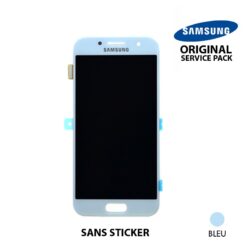 Bloc LCD + Vitre tactile Samsung A3 2017 A320F (officiel) Bleu