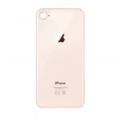 Plaque arrière en verre NEUTRE iPhone 8 or (pour machine laser)