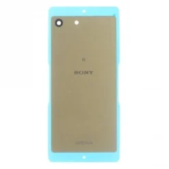 Vitre arrière + vitre caméra Sony Xperia M5 E5603 (Officiel) - Or