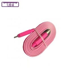 Câble USB-A vers Micro-USB 1.2M Rose (Compatible)