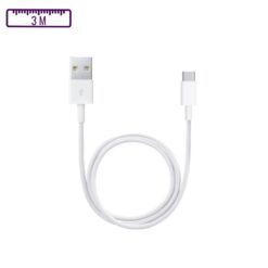 Câble USB-A vers USB-C (40W) 3M Avec Boîte (Compatible)